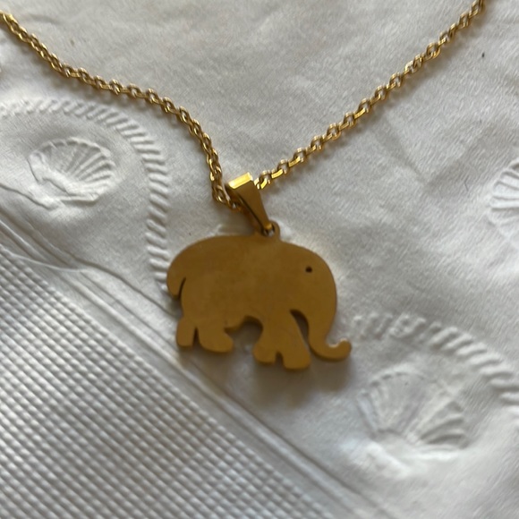 Jewelry - Gold Plated Elephant Necklace